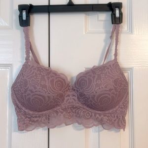 Lace push up bralette